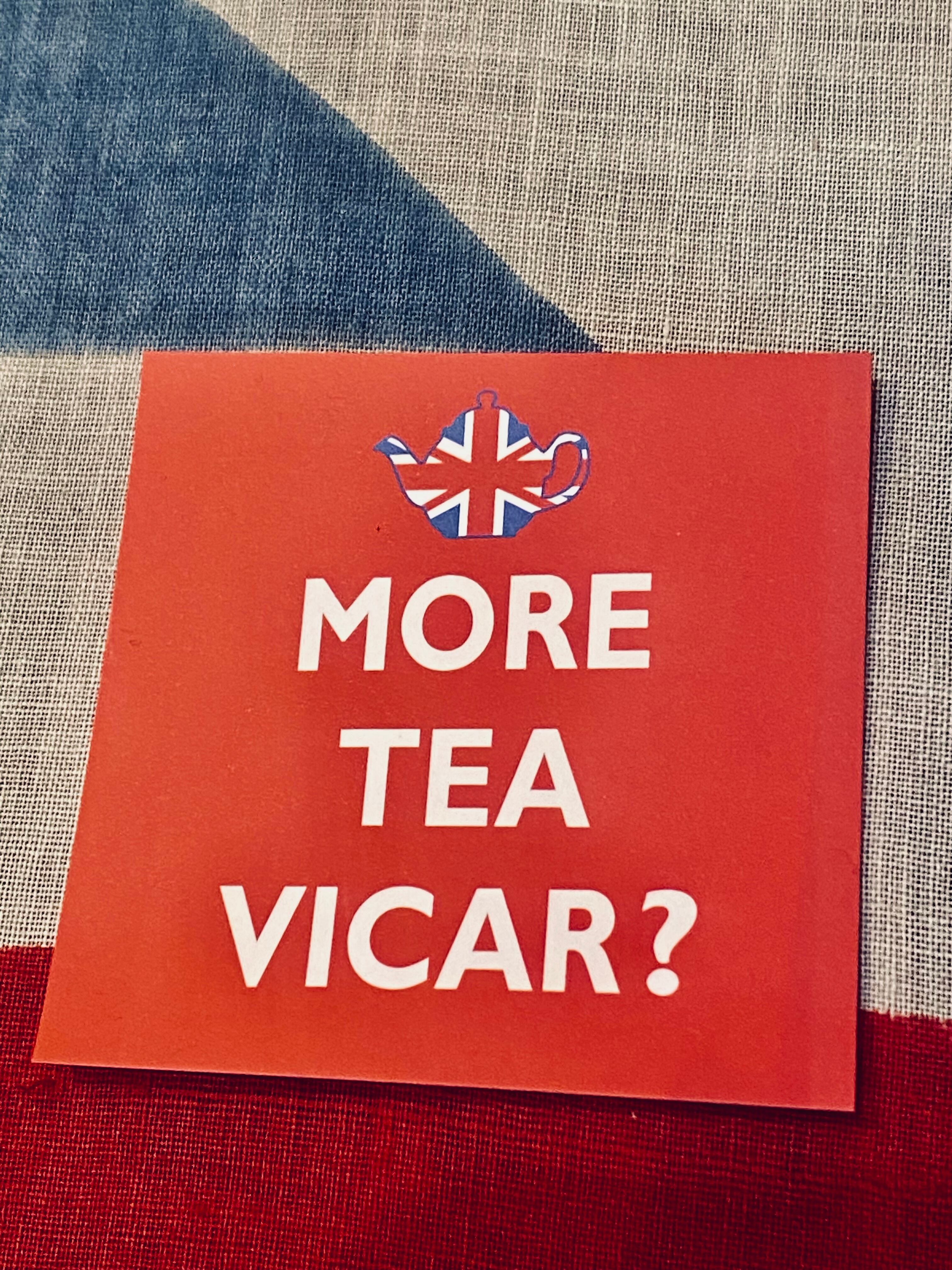 More Tea Vicar?コラボコースターセット More Tea Vicar