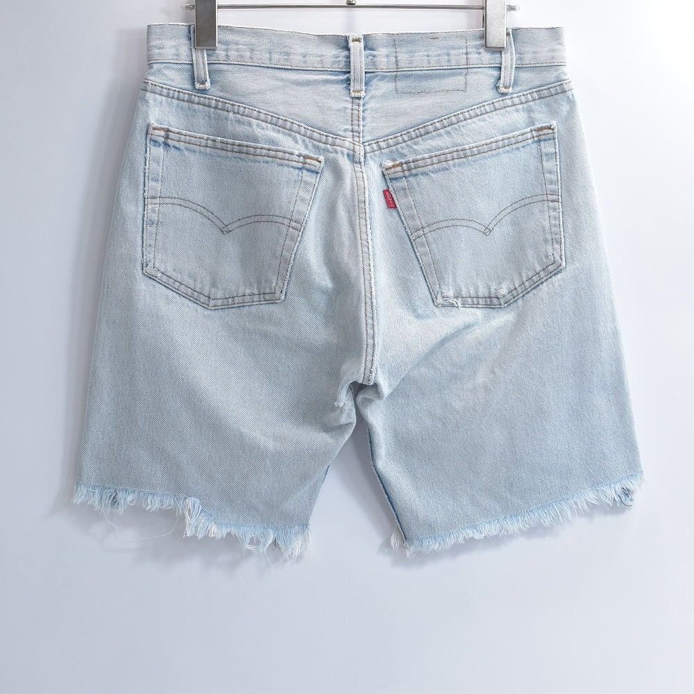 80s Levi's リーバイス 501 ボタンフライ カットオフ ダメージ デニム