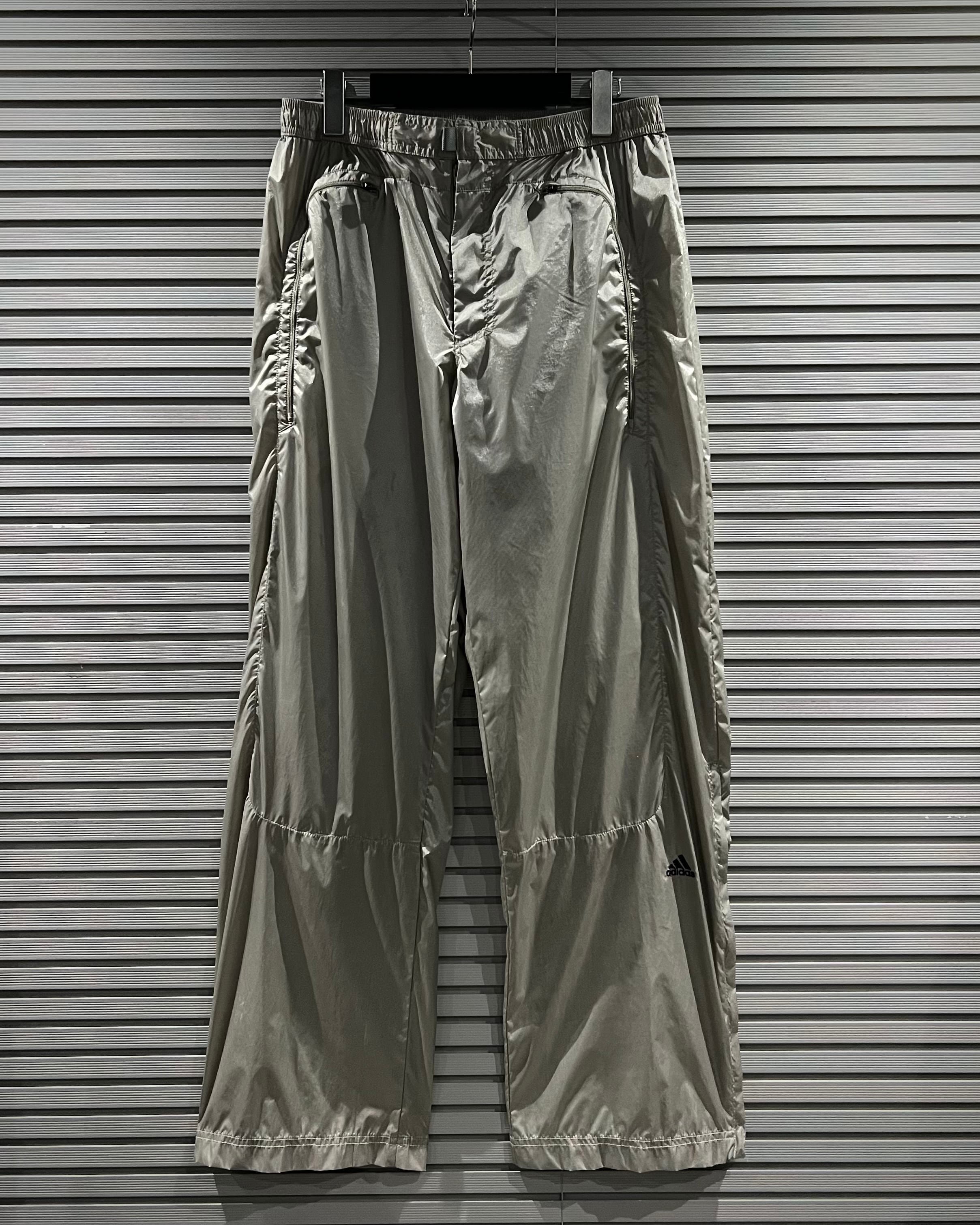 X VINTAGE】00's “adidas” Metallic Color Wide Nylon Pants | Caka