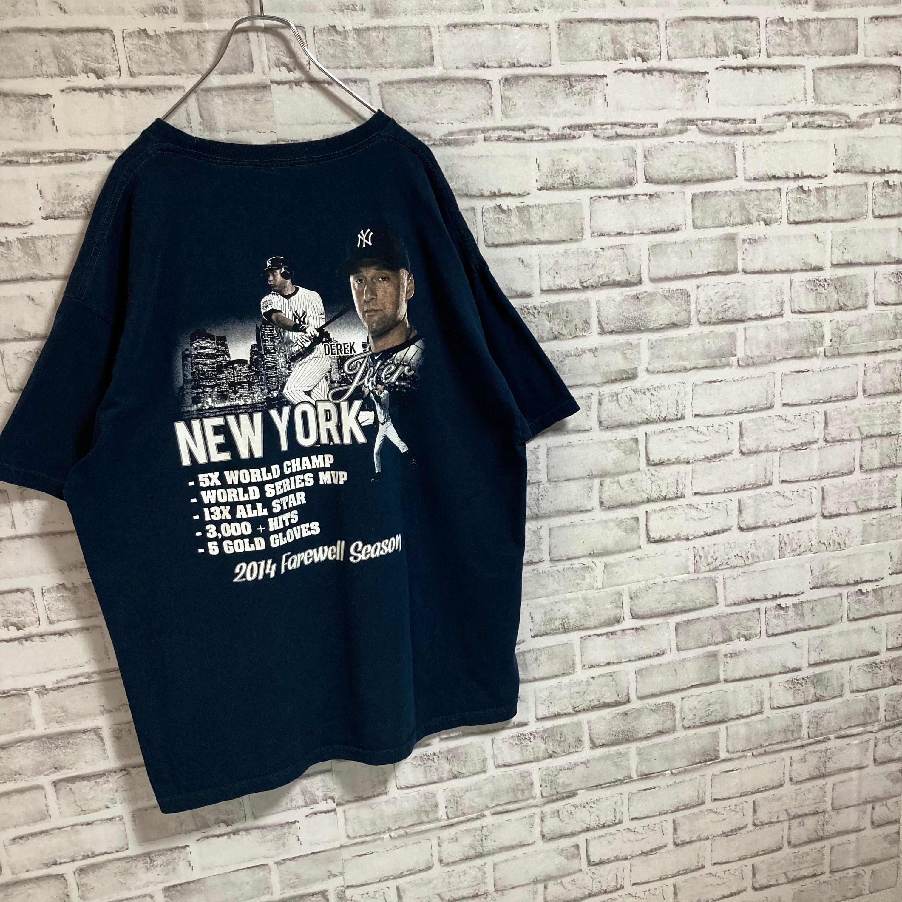 ALSTYLE APPAREL】S/S Tee 2XL “DEREK JETER” New York Yankees MLB ...