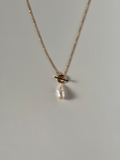 ［gold］pearl mantel necklace［GKN018］