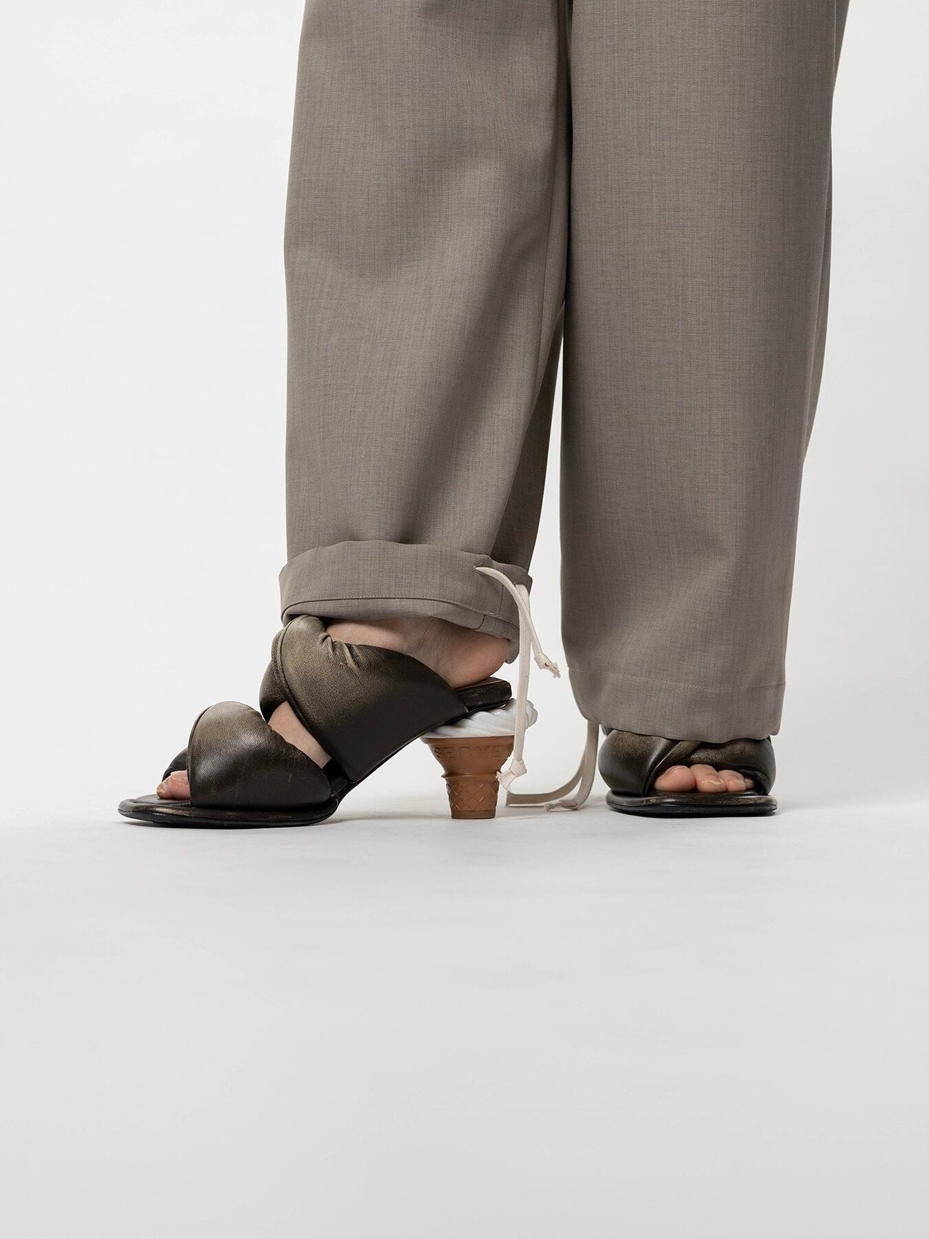 26SS】Maison MIHARA YASUHIRO ミハラヤスヒロ / Wool Like Easy Pants
