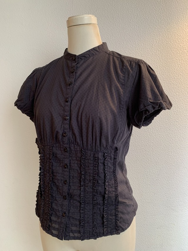 Frill Design Short Sleeve Blouse "MARC BY MARC JACOBS"