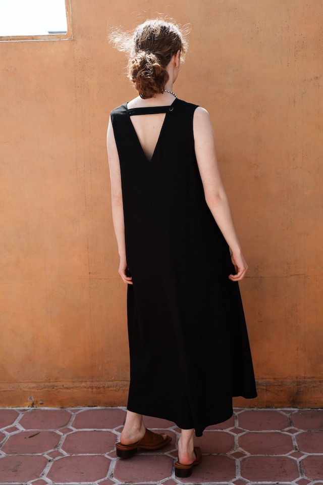 LINEN SLEEVELESS DRESS【CA3S-O425】