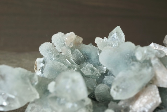 アポフィライト/カルセドニー/スティルバイト Apophyllite/Chalcedony/Stilbite 1495