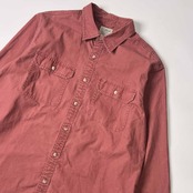 90s L.L.Bean エルエルビーン TRADITIONAL FIT 長袖 ワークシャツ XL/くすみピンク系 メンズ ビンテージ