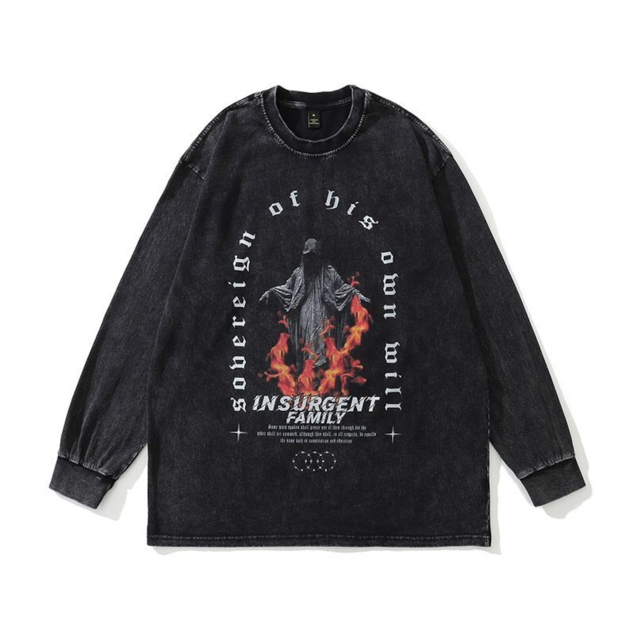 VINTAGE 火の聖母 ロングTシャツ T319