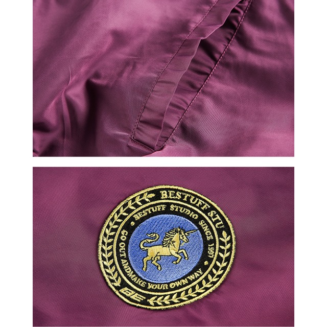 patch point oversize blouson　ワッペンポイントオーバーサイズブルゾン　J1286