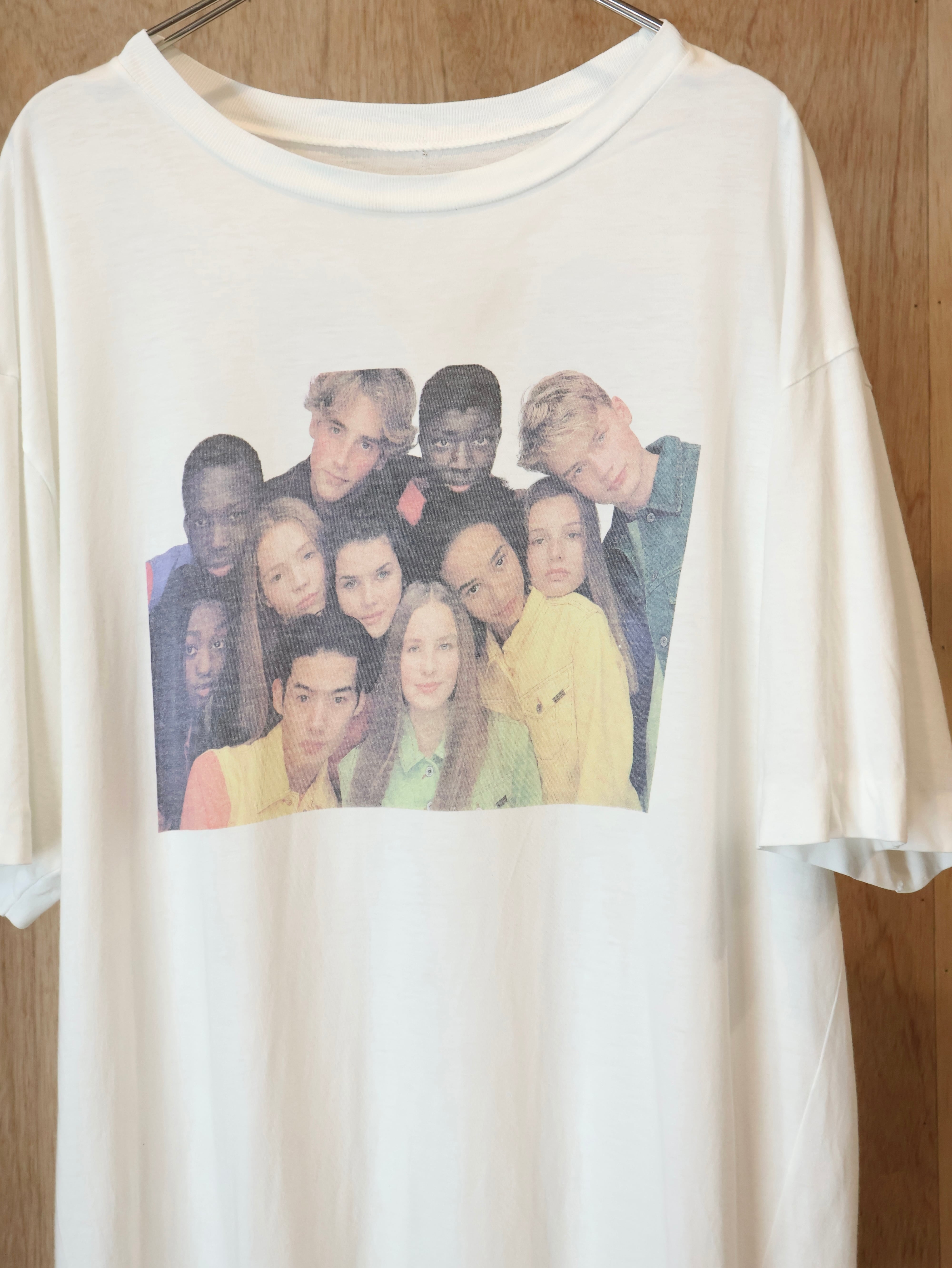 90s PERRY ELLIS オンブレチェック レーヨンシャツ 表記XL 黒ベース