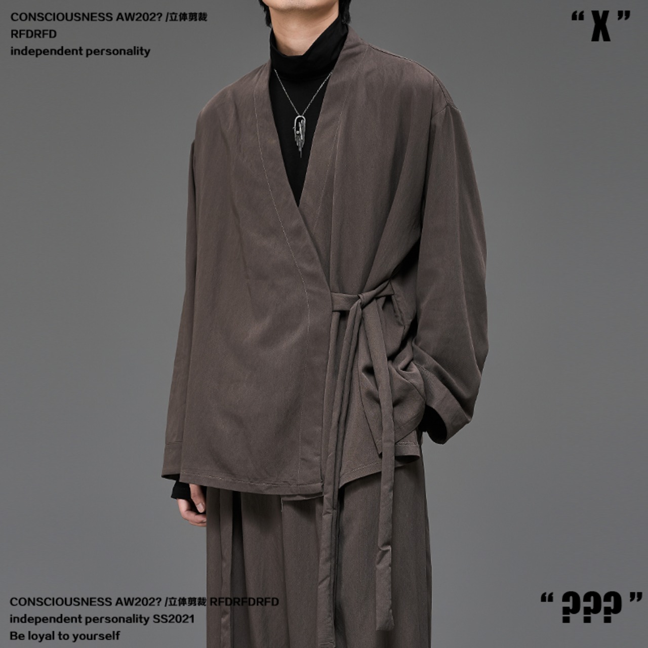 RFDRFD ローブカーディガンジャケット