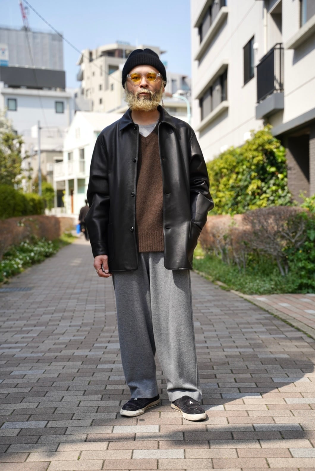 Steer Leather Coverall | WAGAMAMA TOKYO