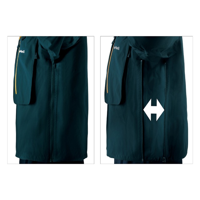 モンベル mont-bell ウエイディングジャケット(1126197)ブルーグリーン(DKTL)