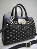 2016AW★JIMMY CHOO ジミーチュウ RILEY ライリー ☆スタッズ ハンドショルダー 2way レザー トート バッグ 黒★ ライリーのスタッズモデル