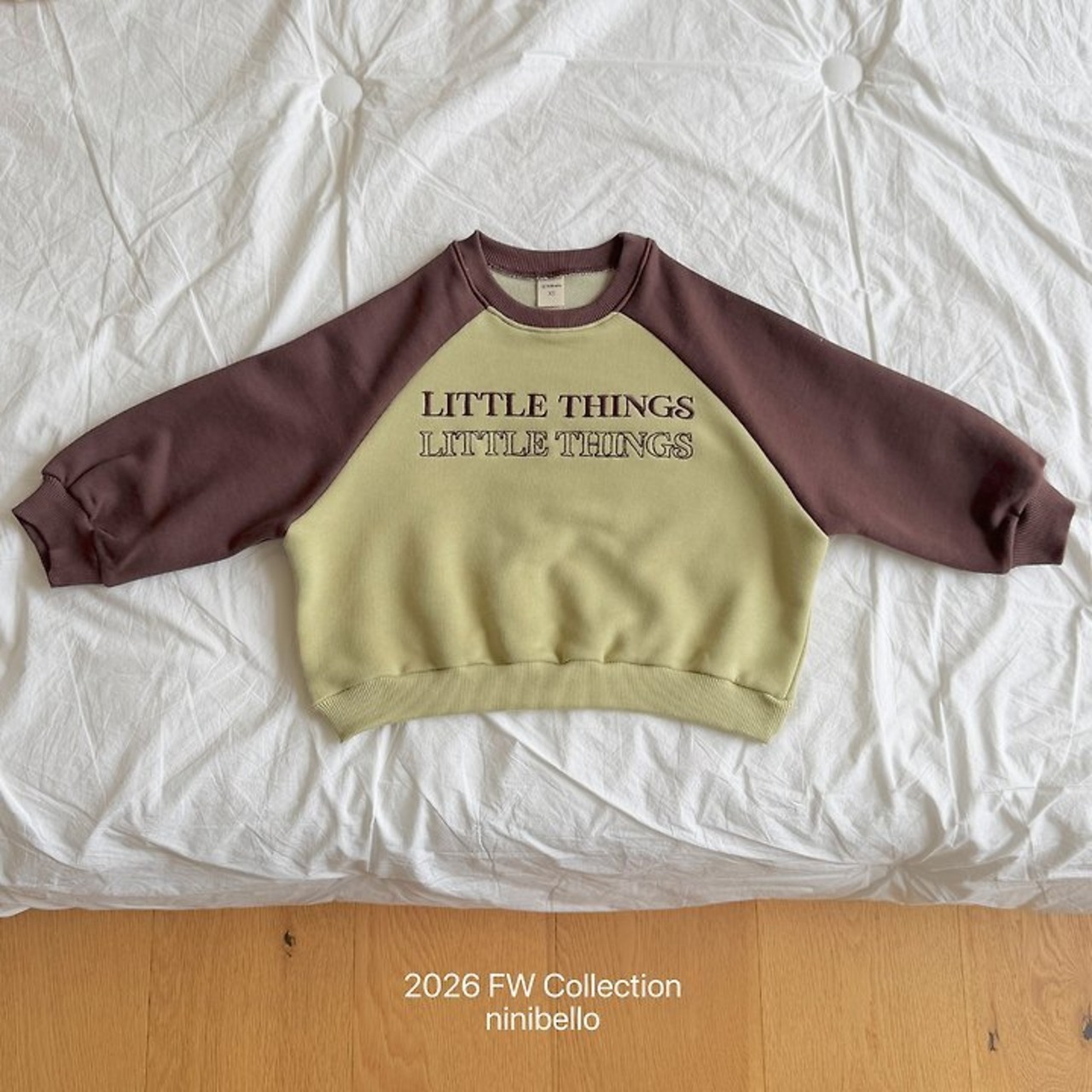 韓国子供服 / ninibello / Little Raglan Sweatshirt  / トレーナー *XS~XXL*