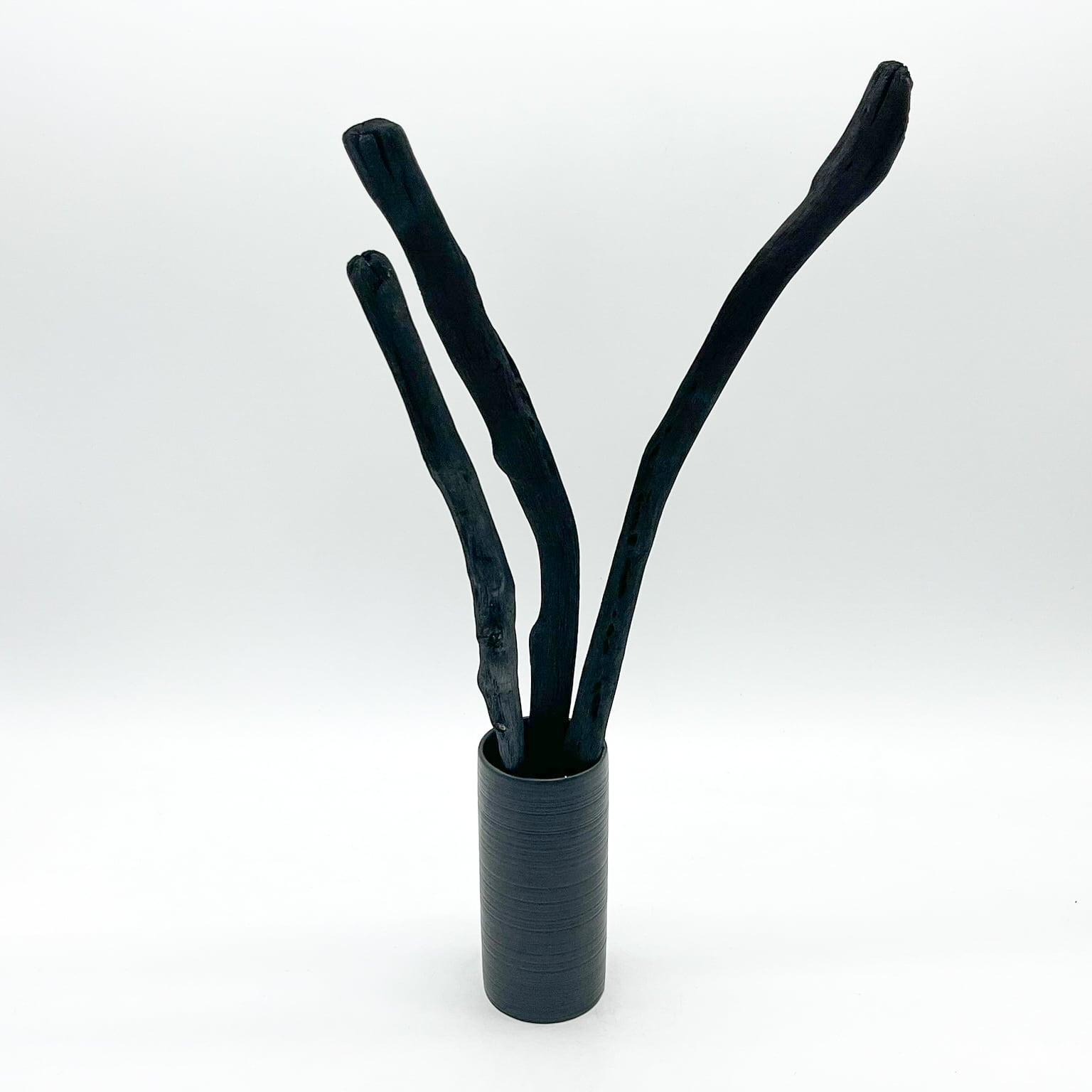 紀州備長炭 やや長め3本セット (炭単品 1本あたり35～45cm 