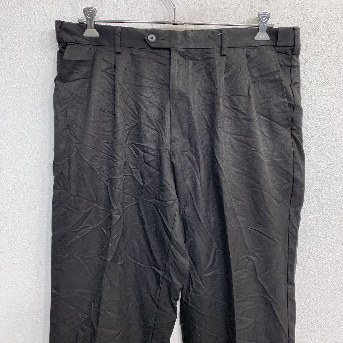 SAVANE スラックス W38 サヴァーン タックパンツ ビッグサイズ SAVANE スラックス W38 サヴァーン タックパンツ ビッグサイズ