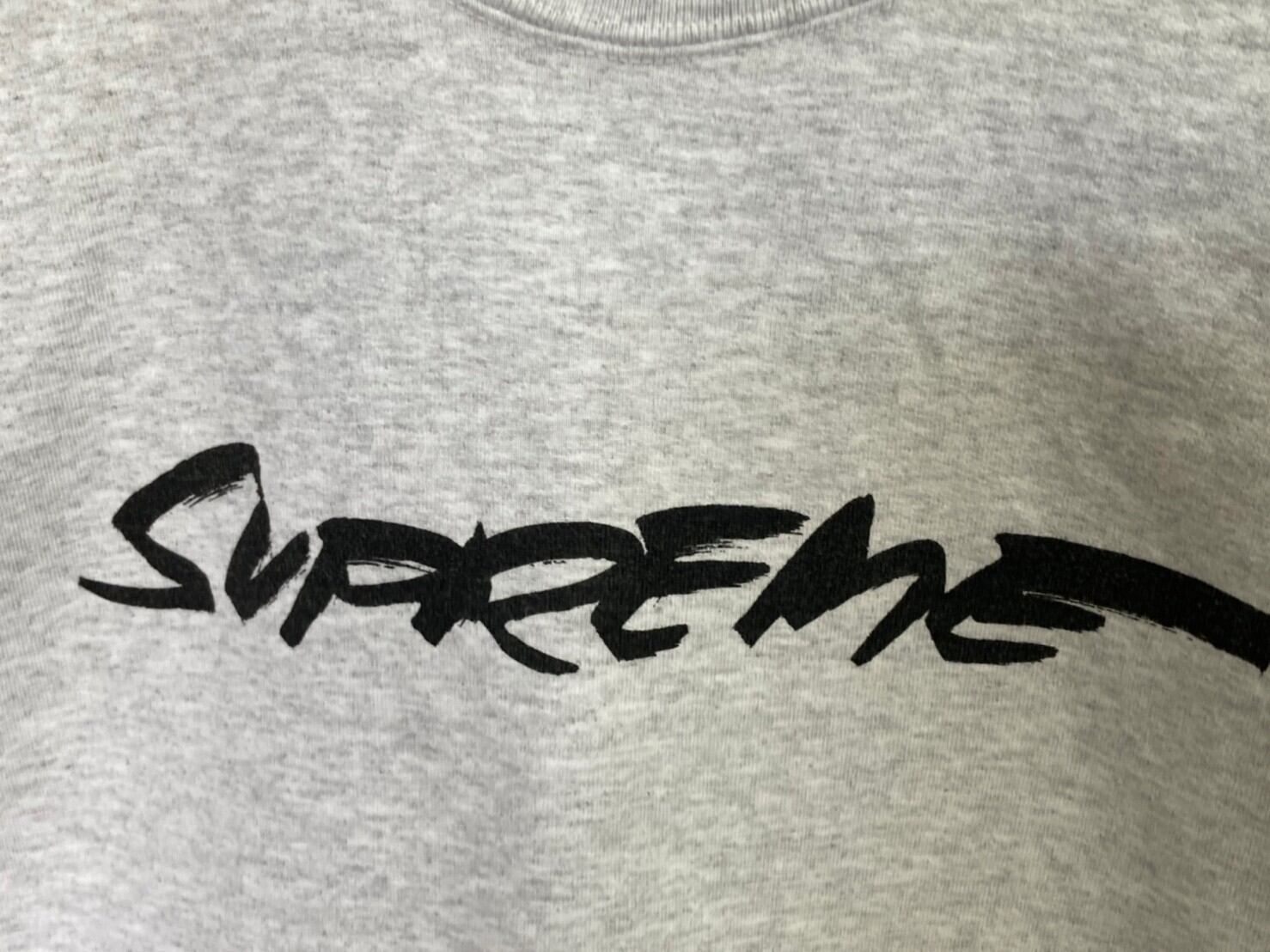Supreme FUTURA LOGO CREWNECK LARGE ASH GREY 274159 | BRAND 