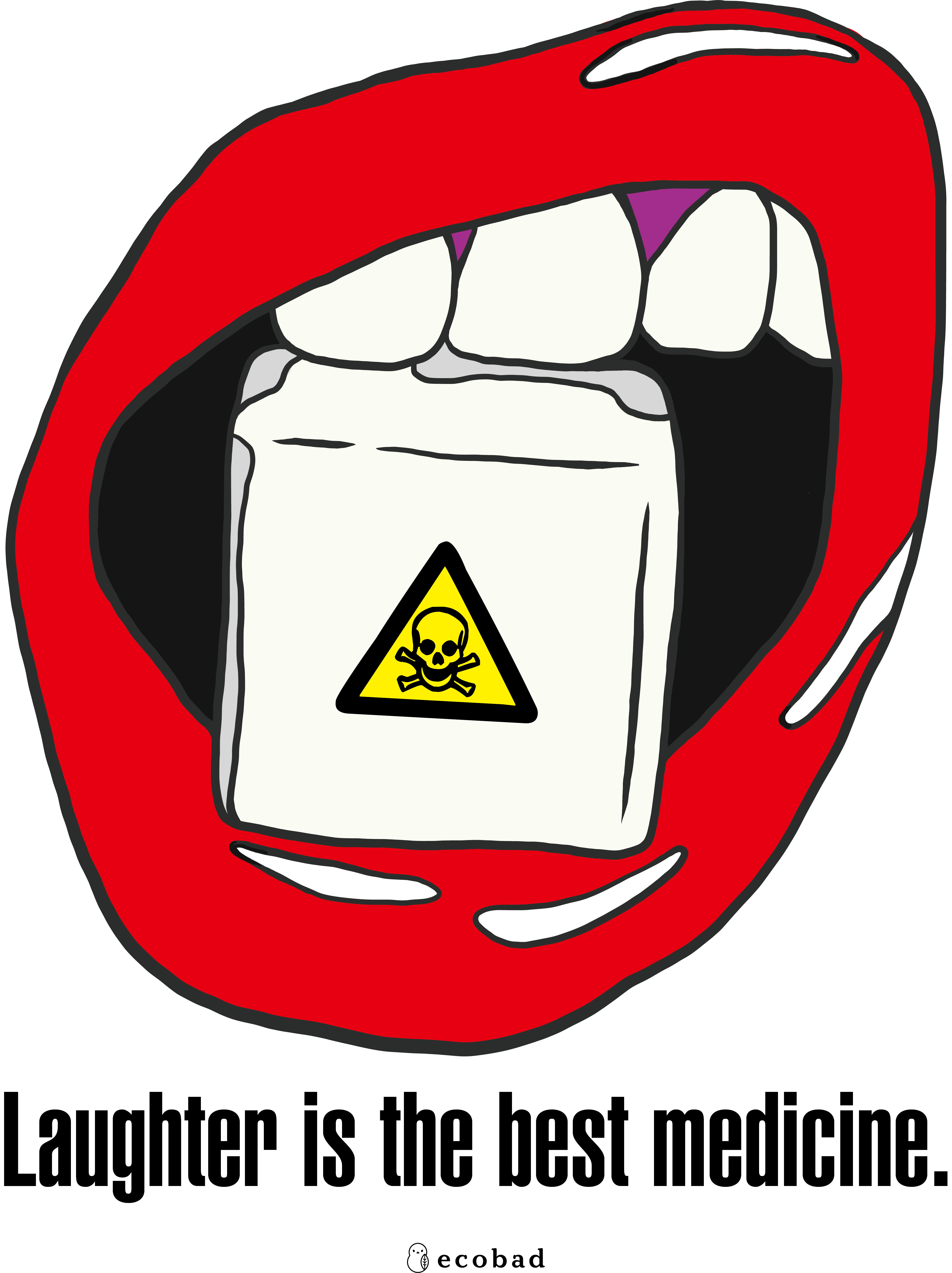 Ecobad ラグランtシャツ Medicine 色違い有 グラフィックファッションアイテム専門店ecobad エコバド