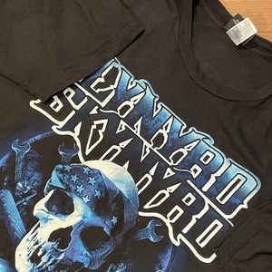 【winterland】Lynyrd Skynyrd レーナードスキナード バンドTシャツ スカル バイク プリント XL ビッグサイズ US古着 アメリカ古着