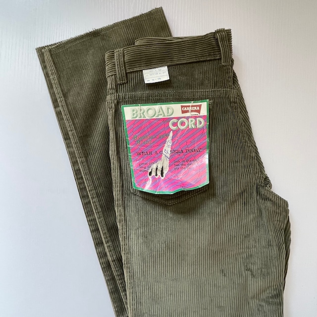 Europe Dead Stock Corduroy Pant  Made in ITALY    L872