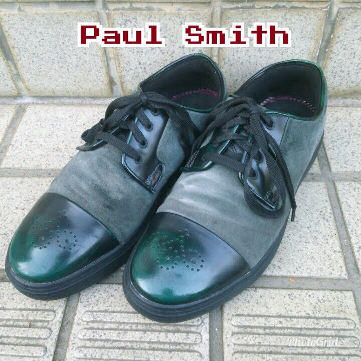 ポールスミス ジーンズPaul Smith JEANS/ヌバック×レザー/スニーカー