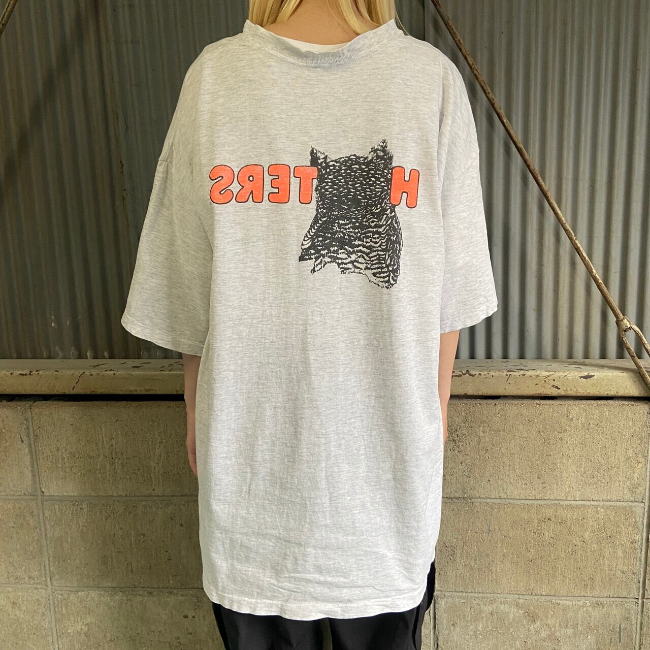 90s usa製 Hanes ヘインズ　ヴィンテージ　両面プリント　フーターズ 90s usa製 Hanes ヘインズ ヴィンテージ 両面プリント フーターズ