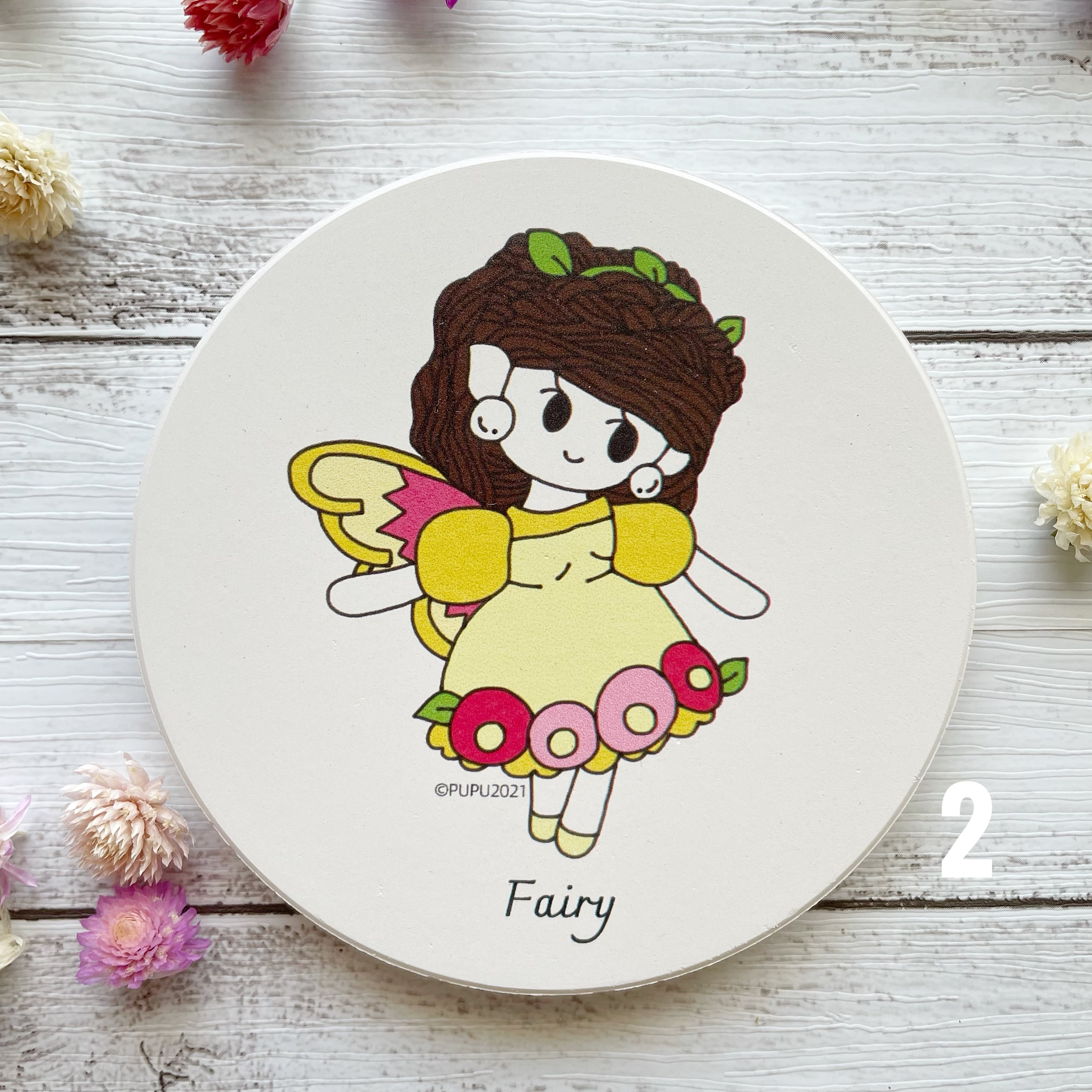 吸水コースター✳︎限定販売！✳︎オリジナルキャラクター✳︎環境に