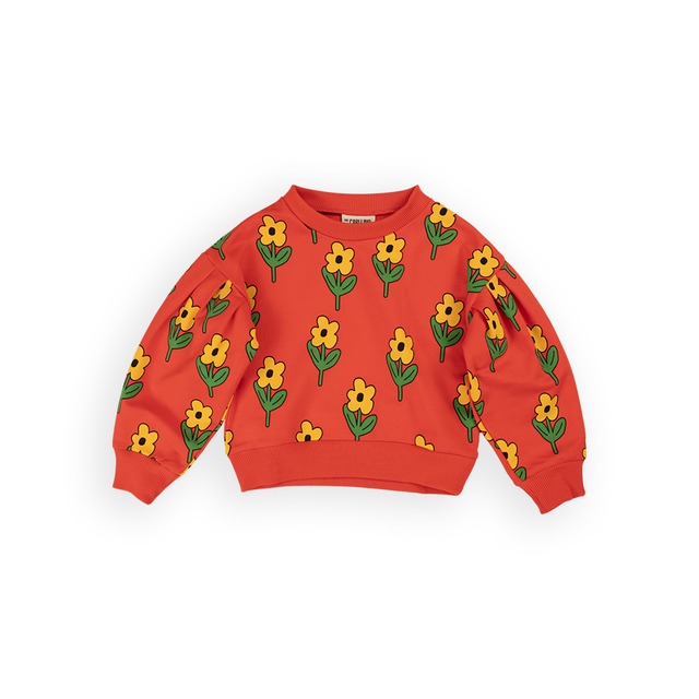 【24AW】CARLIJNQ(カーラインク)Flowers sweater(86-92/98-104/110-116/122-128/134-140/146-152/158-164)スウェット 花