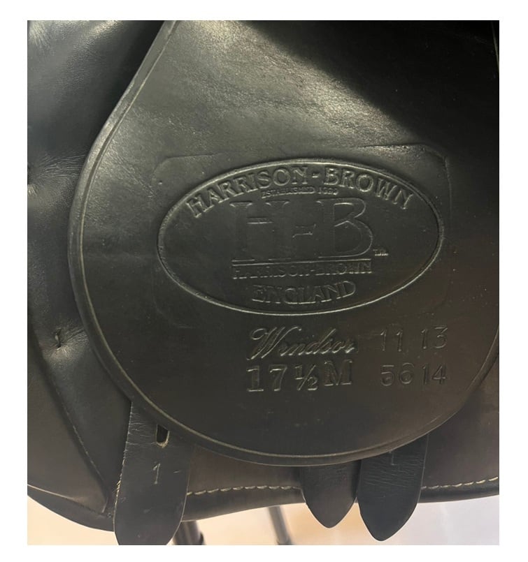 中古 ウィンザー総合鞍17.5 HB | 乗馬用品店 BLUENNY