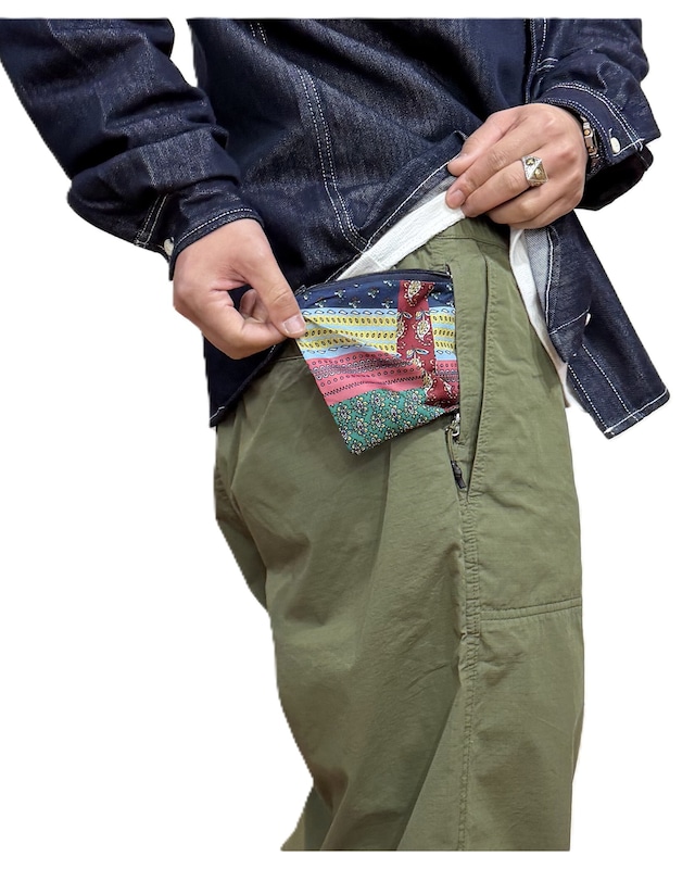 Utility Pocket Wide Pants 　x01249
