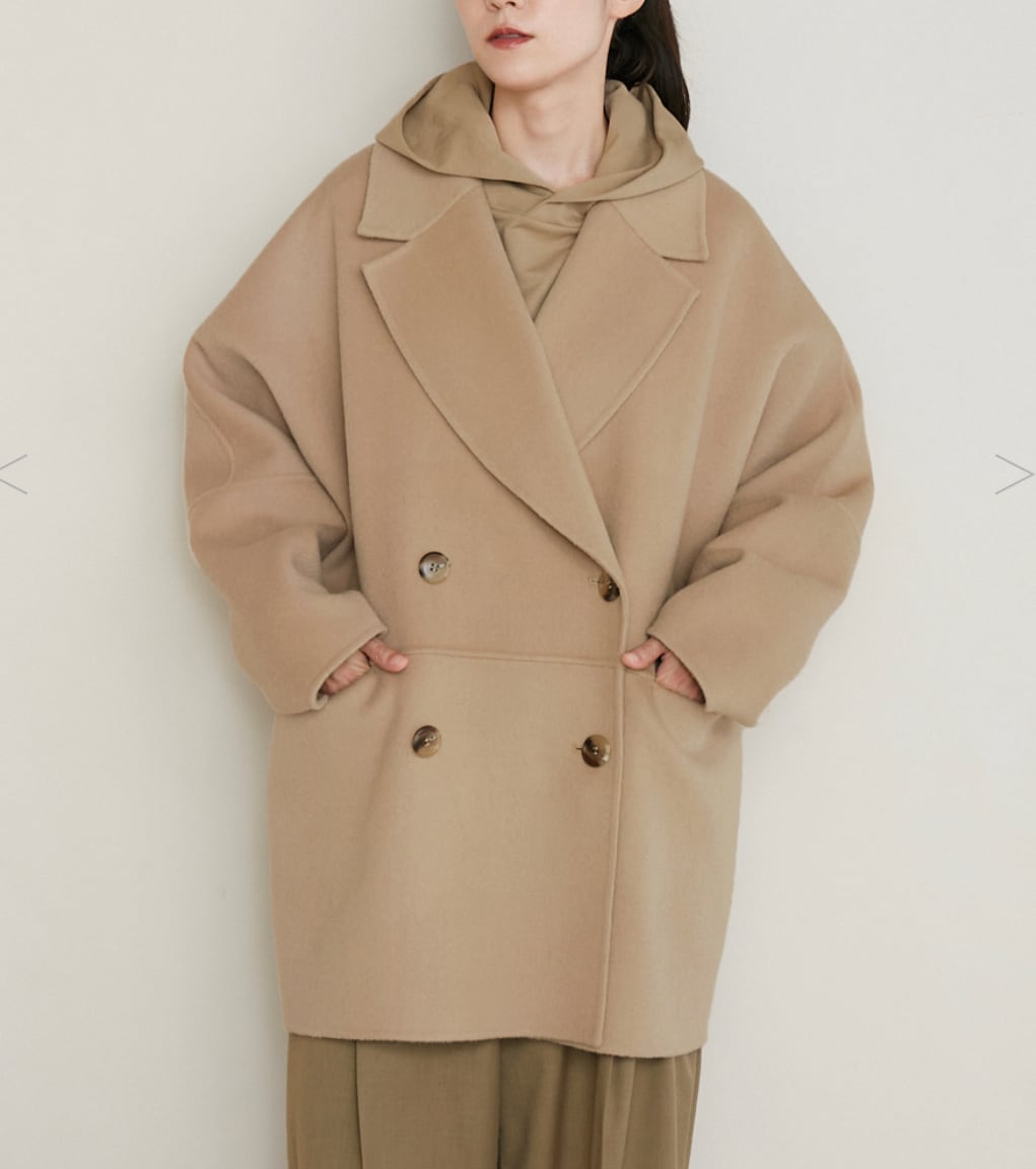 YENN】DOUBLE-FACE PEACOAT[Y234-71046PT] | select clothes Miel