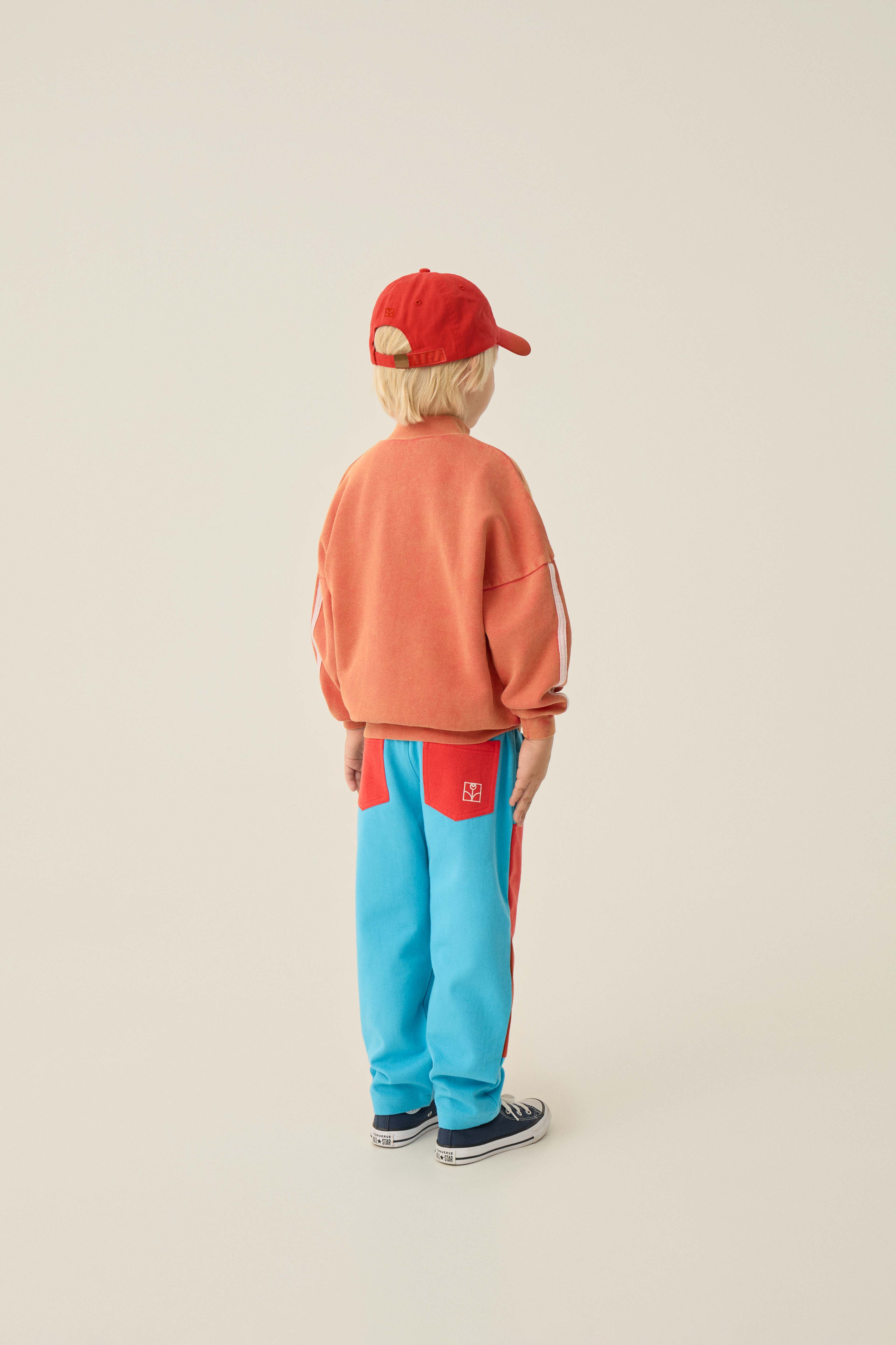 The campamento】Red Washed Zipped Sweatshirt（3y,5/6y） | MEGO.
