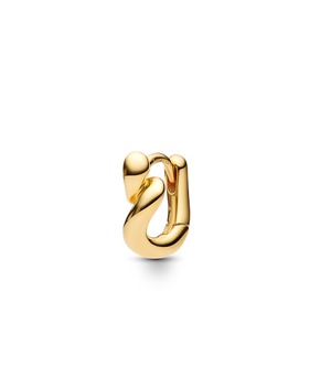 MARIA BLACK マリア・ブラック/Whirl Huggie Pierced Earring - Yellow Gold/ ピアス