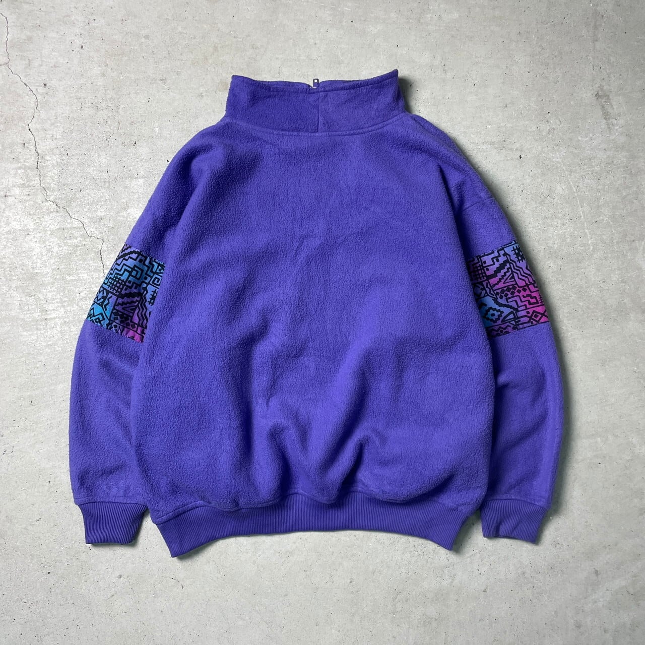 90年代 CABINCREEK ハーフジップ フリースプルオーバー メンズL 古着