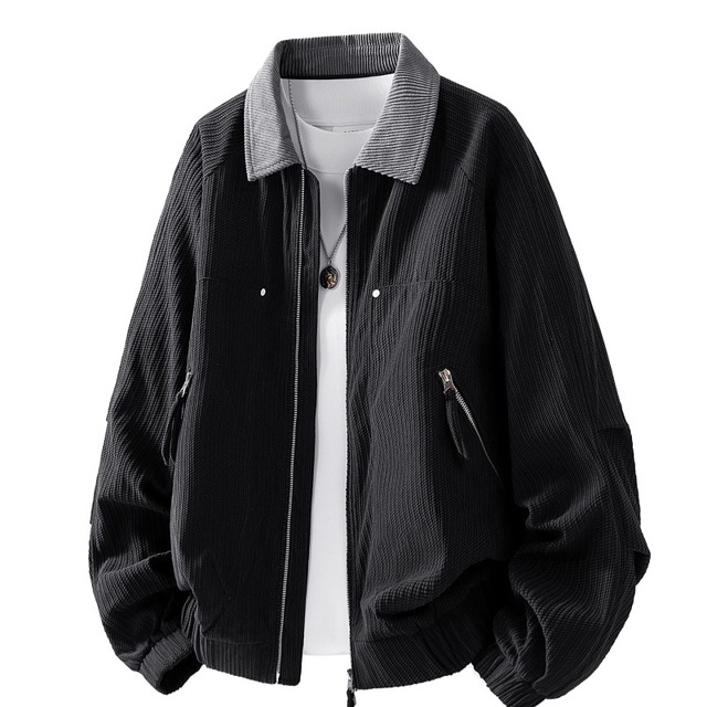 【GENIOLAMOシリーズ】★ジャケット★3color アウター M~8XL 男女兼用 メンズ コーデュロイ シンプル 大きいサイズ  カジュアル