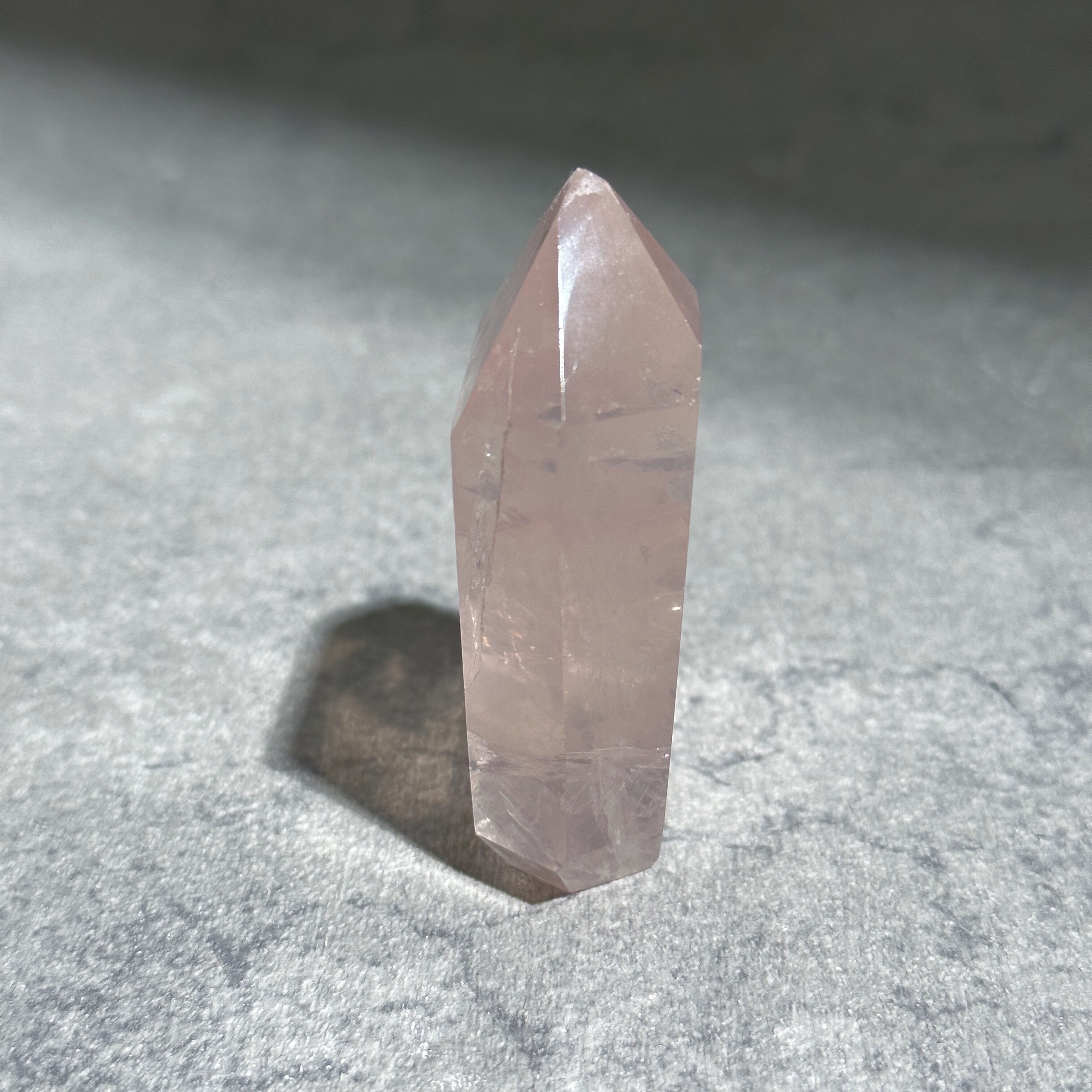 天然石 高品質 ローズクォーツ タワー キラキラ ローズクォーツタワー41◇ Rose Quartz Tower ◇天然石・鉱物
