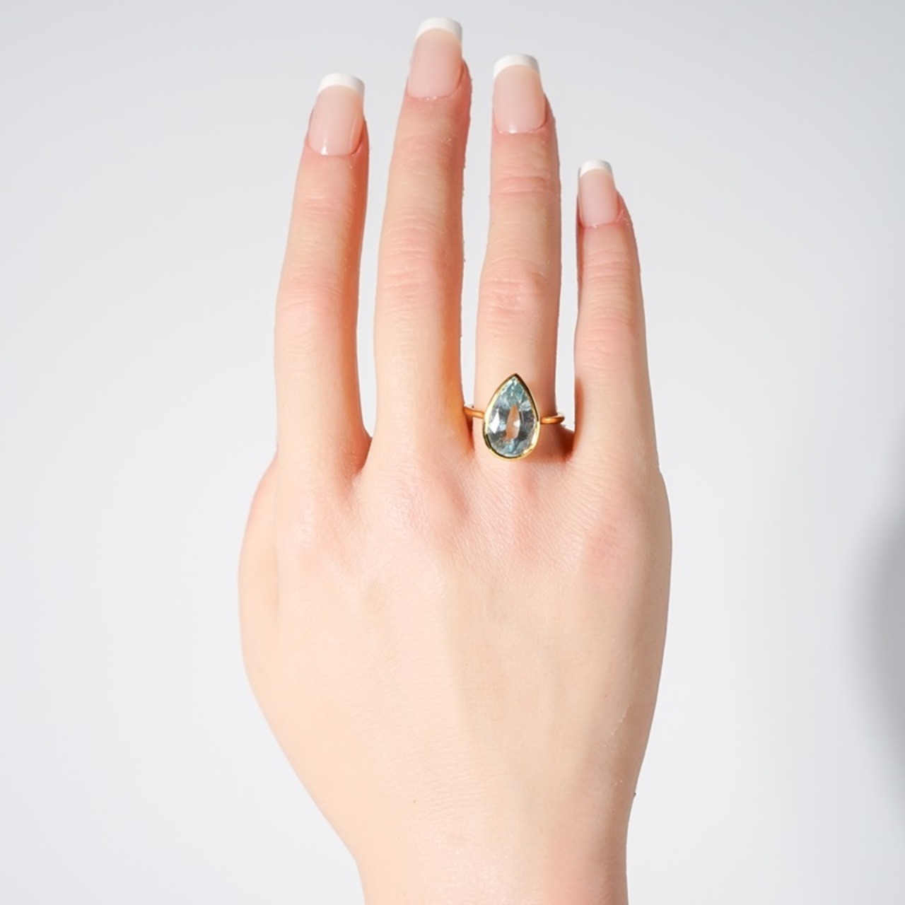 【13号】アクアマリン リング