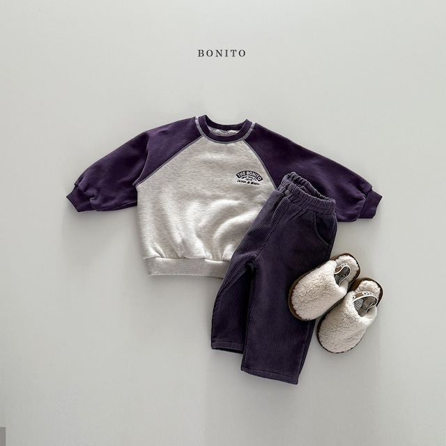 *即納* BONITO 配色ラグランMTM ジュニア