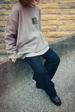STAMP SWEAT   ARMY GREEN