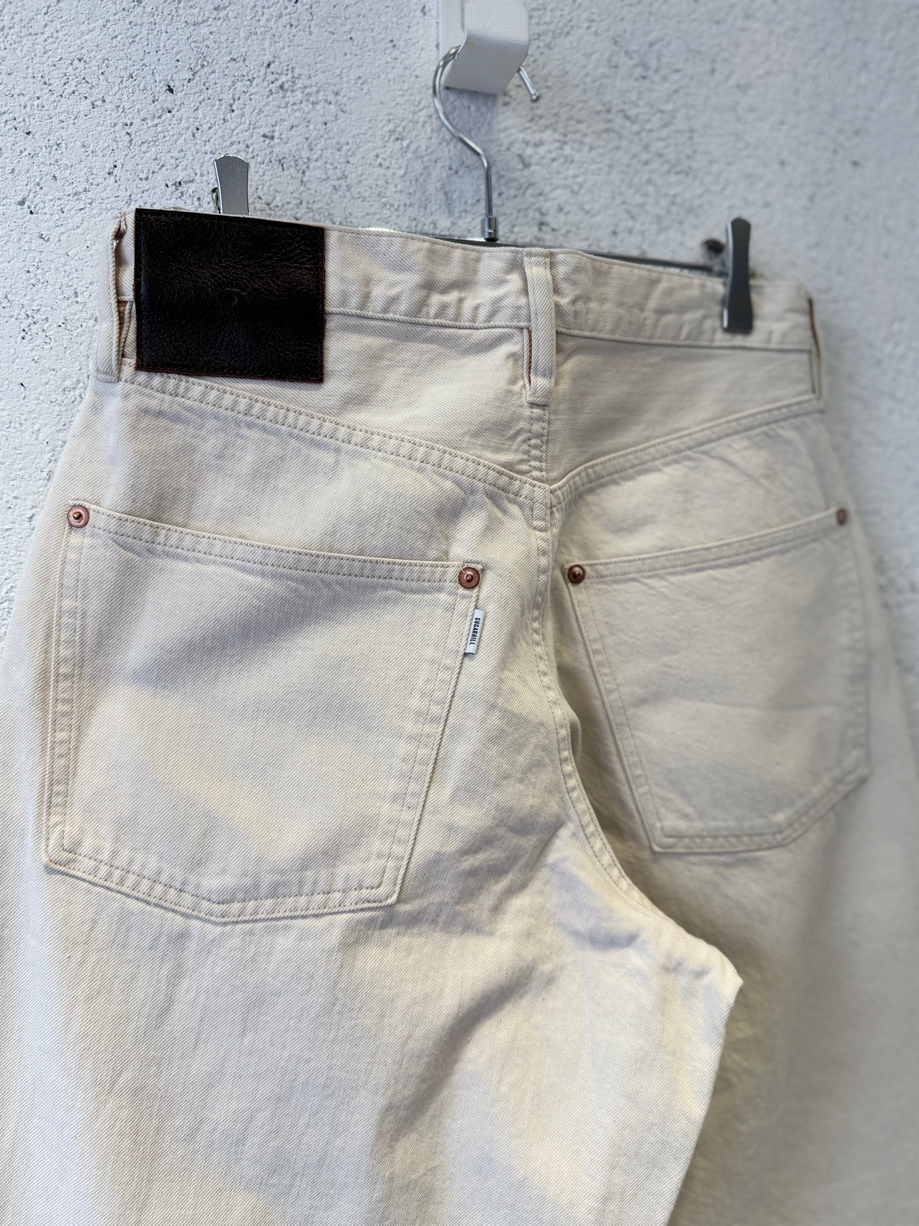 SUGARHILL / TATTOO FLASH PRINT MODERN DENIM WIDE CUT / ECRU | ふぁいん