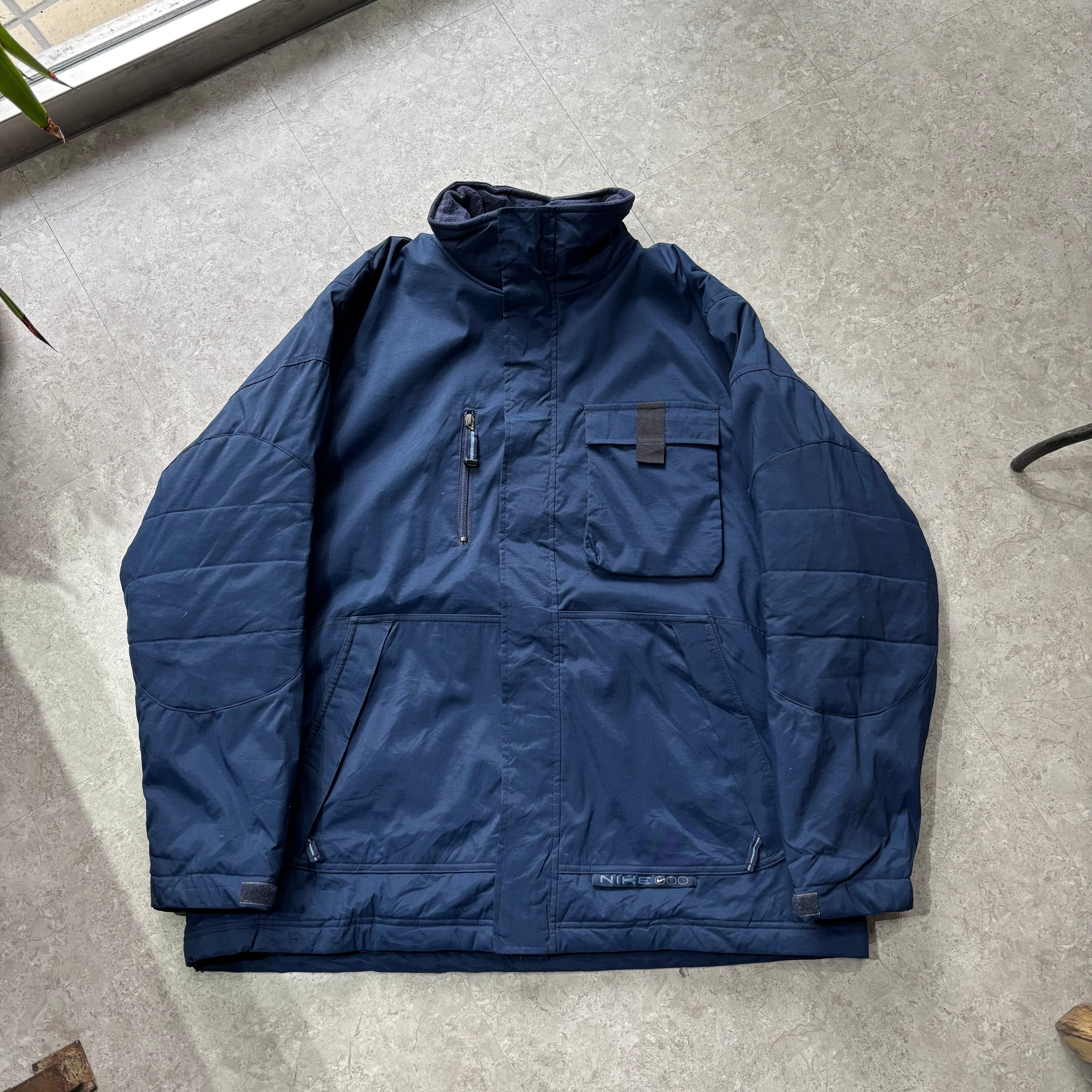00s NIKE "elbow patch" nylon down jacket【仙台店】