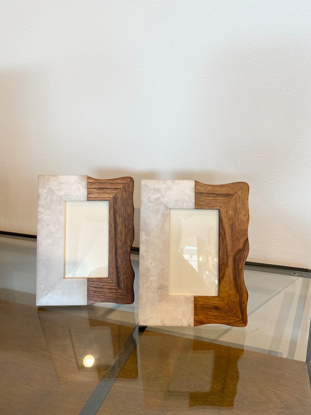 【adepeche】comu-le photo frame wave Mサイズ　フォトフレーム インテリア