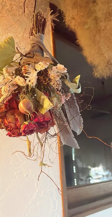 Autumn oval wreathe〜秋の実りのリース○ドライフラワーリース | Pay ID 