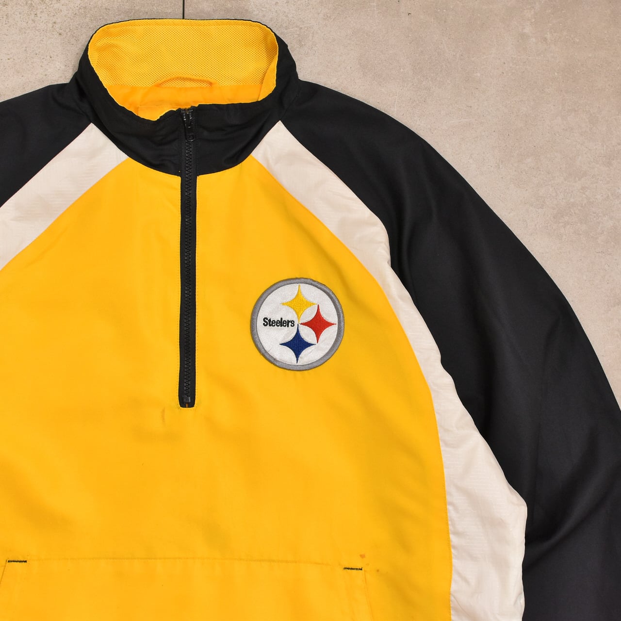 Steelers NFL ナイロンジャケット 黒 ロゴ  XXL