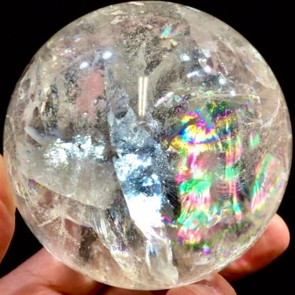 2) アイリス・レインボークオーツ(ブラジル産)大型