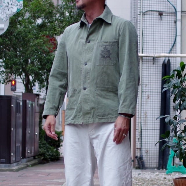 お値下✴︎orslow USMC V-NECK HBT JACKET