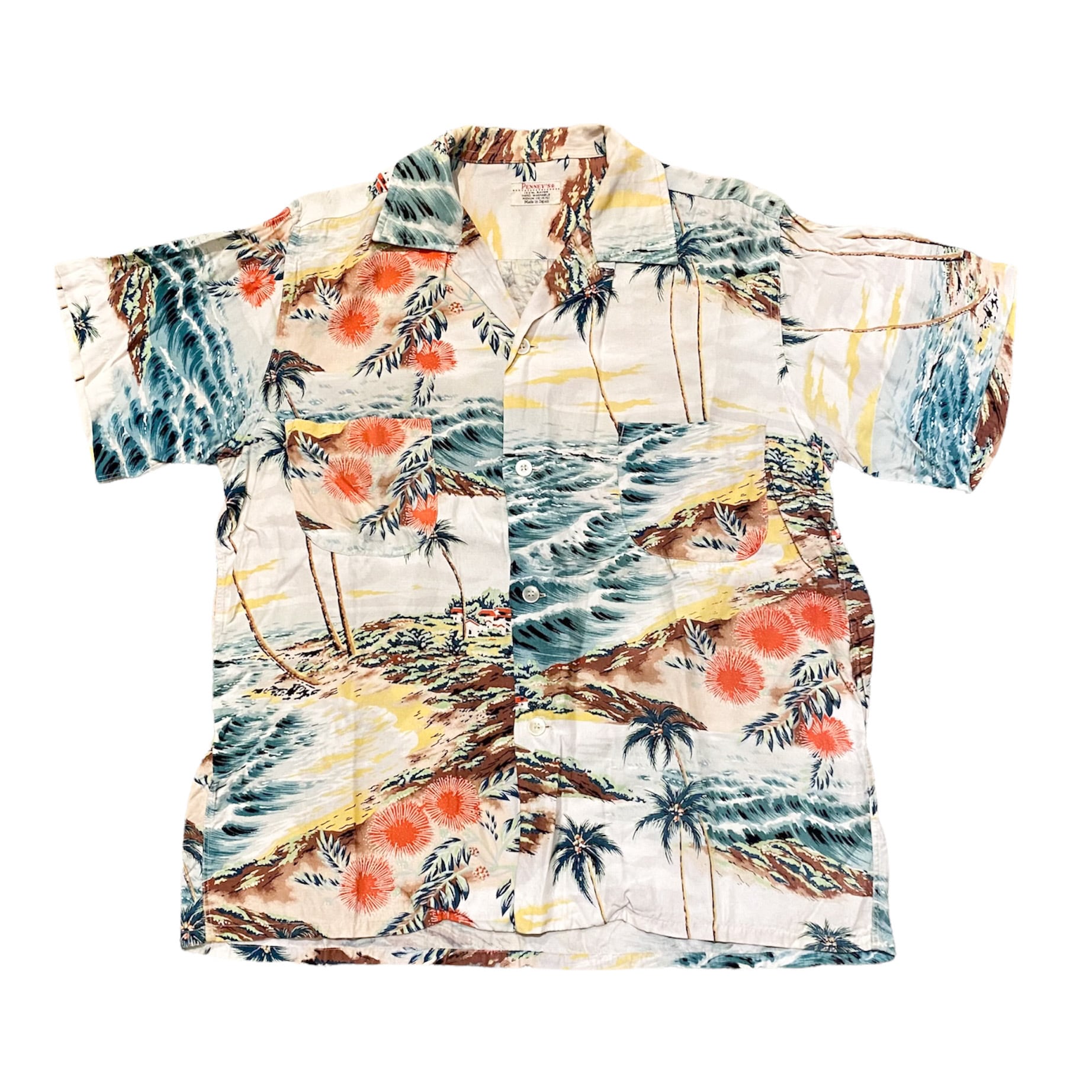 's JC Penney "PENNEY'S" Rayon Aloha Shirt / ペニーズ レーヨン