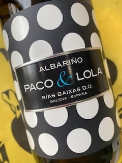 アルバリーニョ　2023　パコ・イ・ロラ　白ワイン