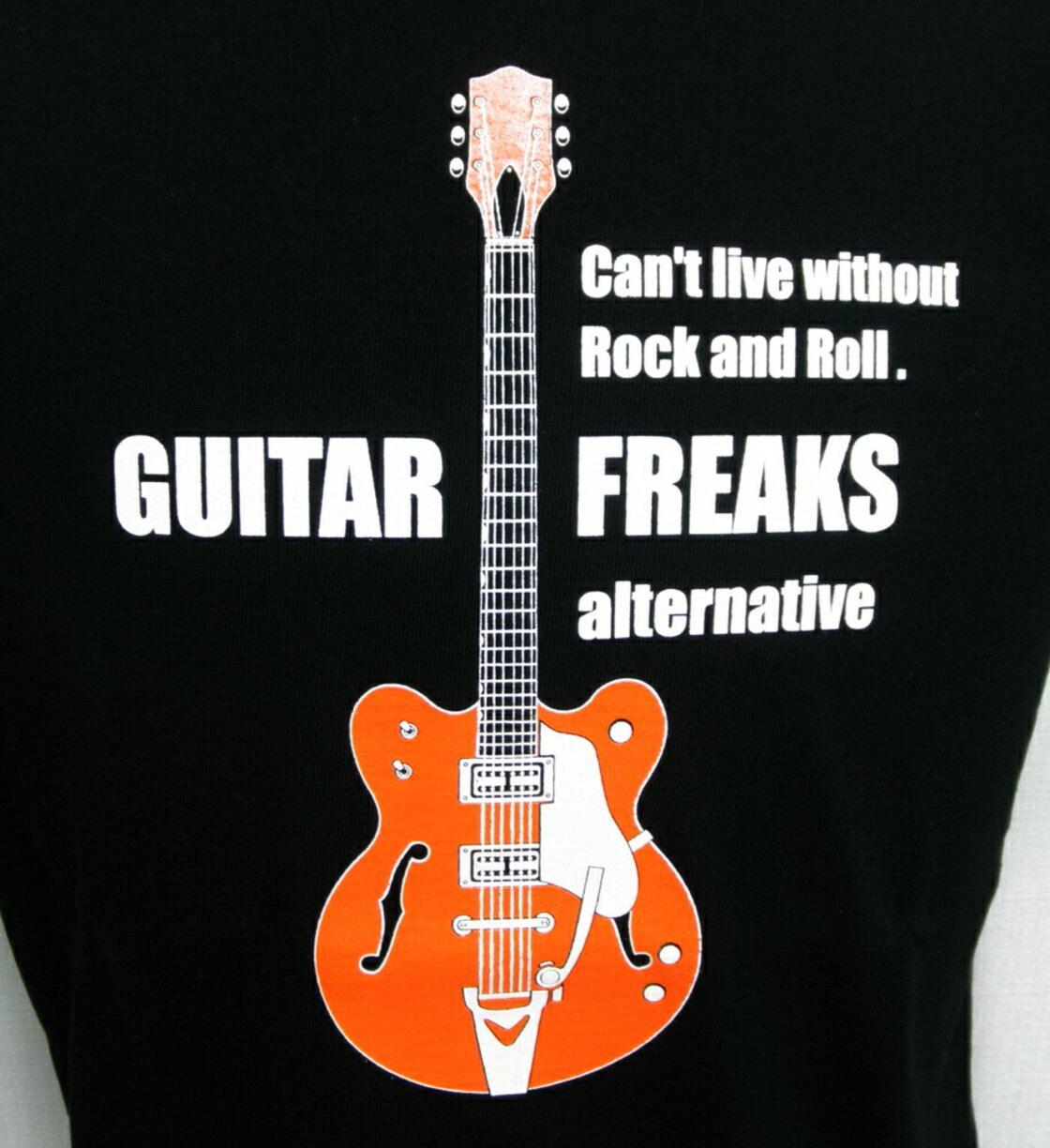 グレッチ ギターTシャツ メンズ レディース ブラック 黒 ロックTシャツ 