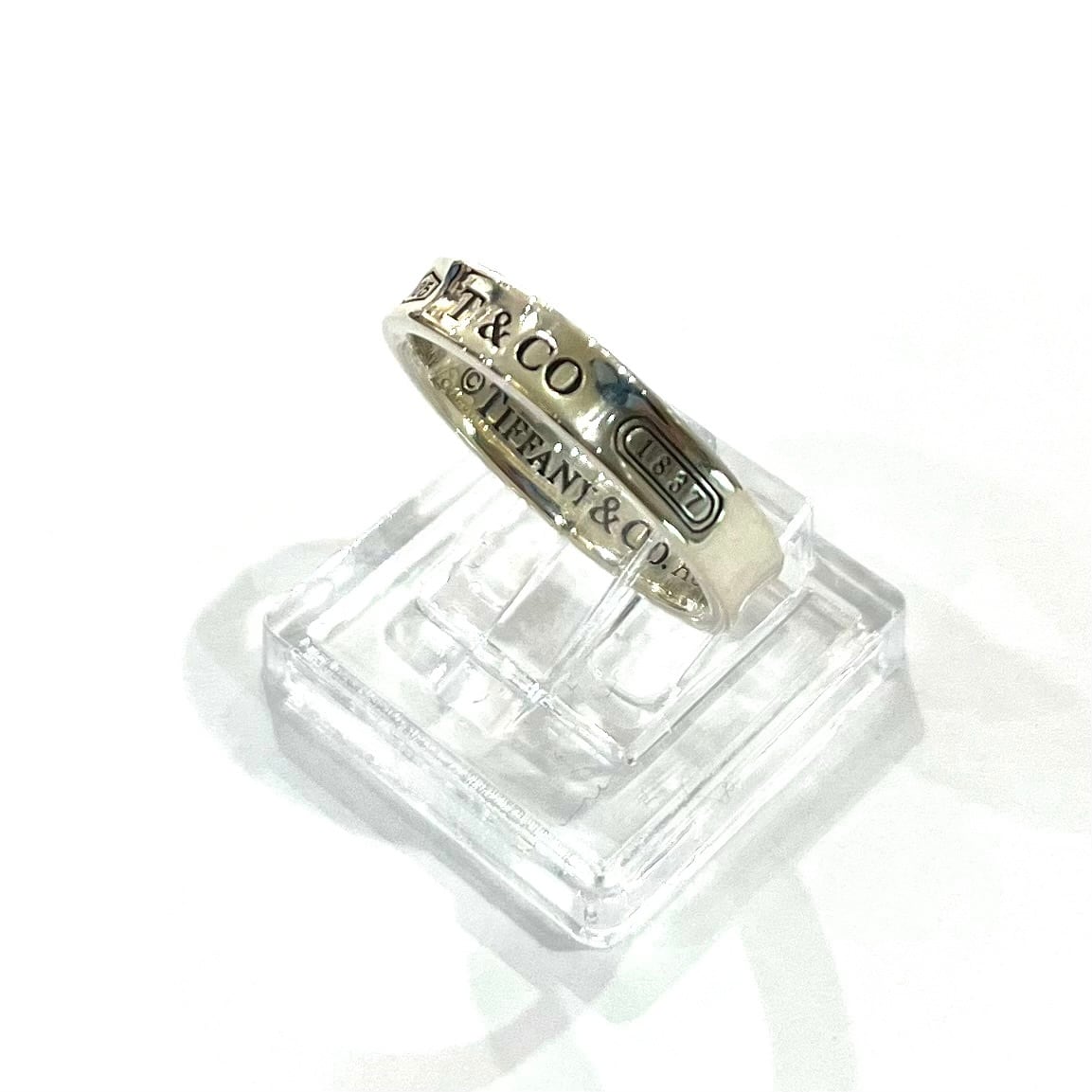 TIFFANY&CO】 【12号 】2396 T&CO ナローシルバー925ヴィンテージ